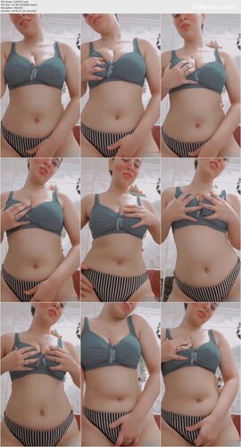دختره حشری شده از خودش فیلم میگیره و خودشو میماله .
