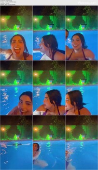 لایو دختره رفته استخر نوک ممه اش معلوم میشه 2 .