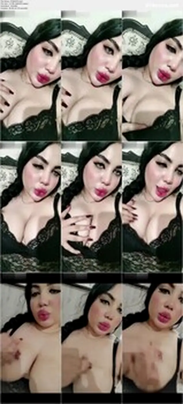 دختره ممه های بزرگشو میمالونه .